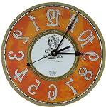 Alice in Wonderland Red Wall Clock, 3 SIZES $36.00 to $52.00 